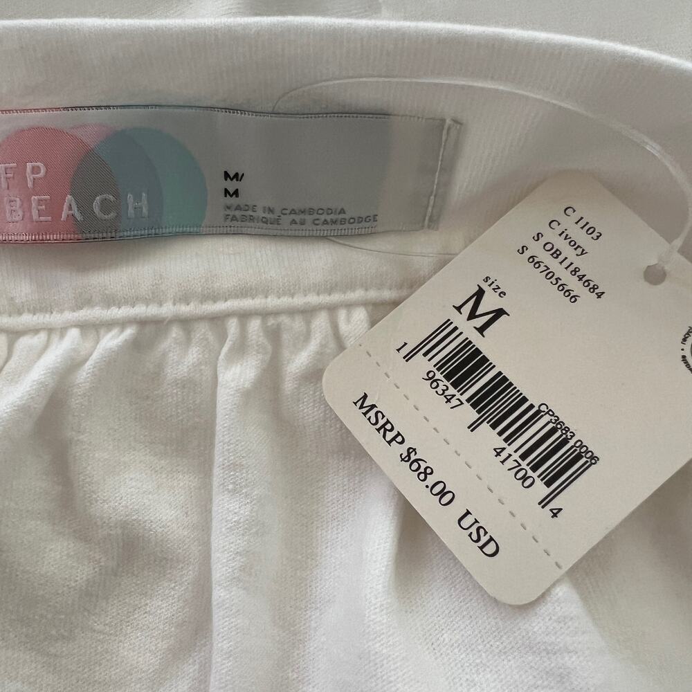 Free People Honey Mini Dress in Ivory NWT (Flawed) Medium - Picture 10 of 11